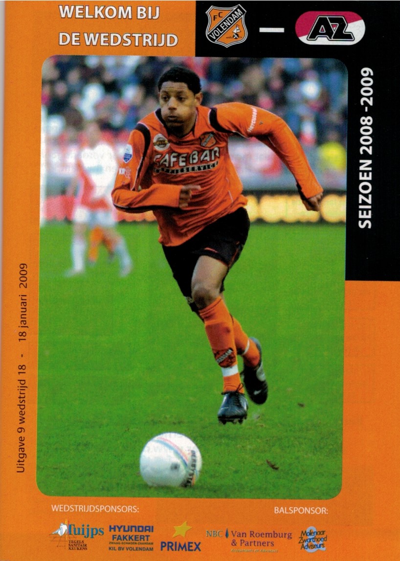 AZ Programma 18-jan-2009 Volendam uit